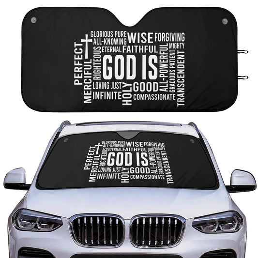 He Is Car Sunshade Christian Car Accessories