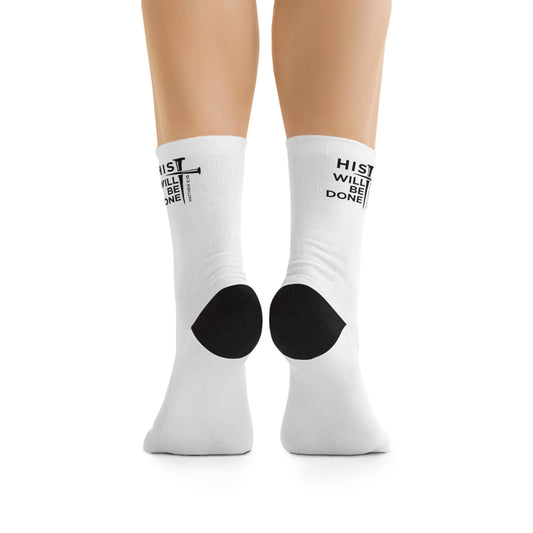 His Will Be Done Christian Tribe Socks