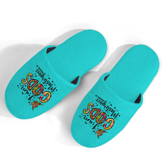 I Am His Masterpiece Kids Christian Slippers