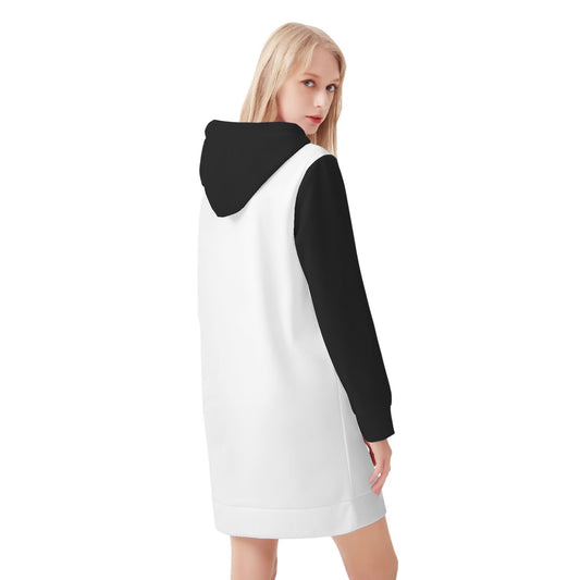 He Did It Womens Christian Warm Velvets Pullover Hooded Dress