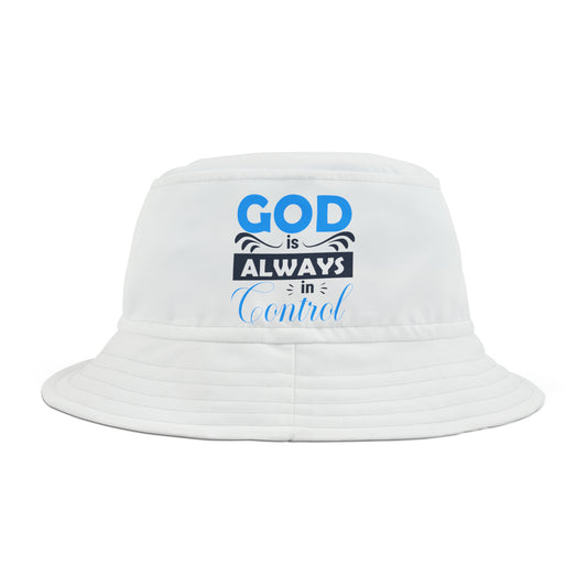My God Is Always In Control Christian Bucket Hat (AOP) Printify