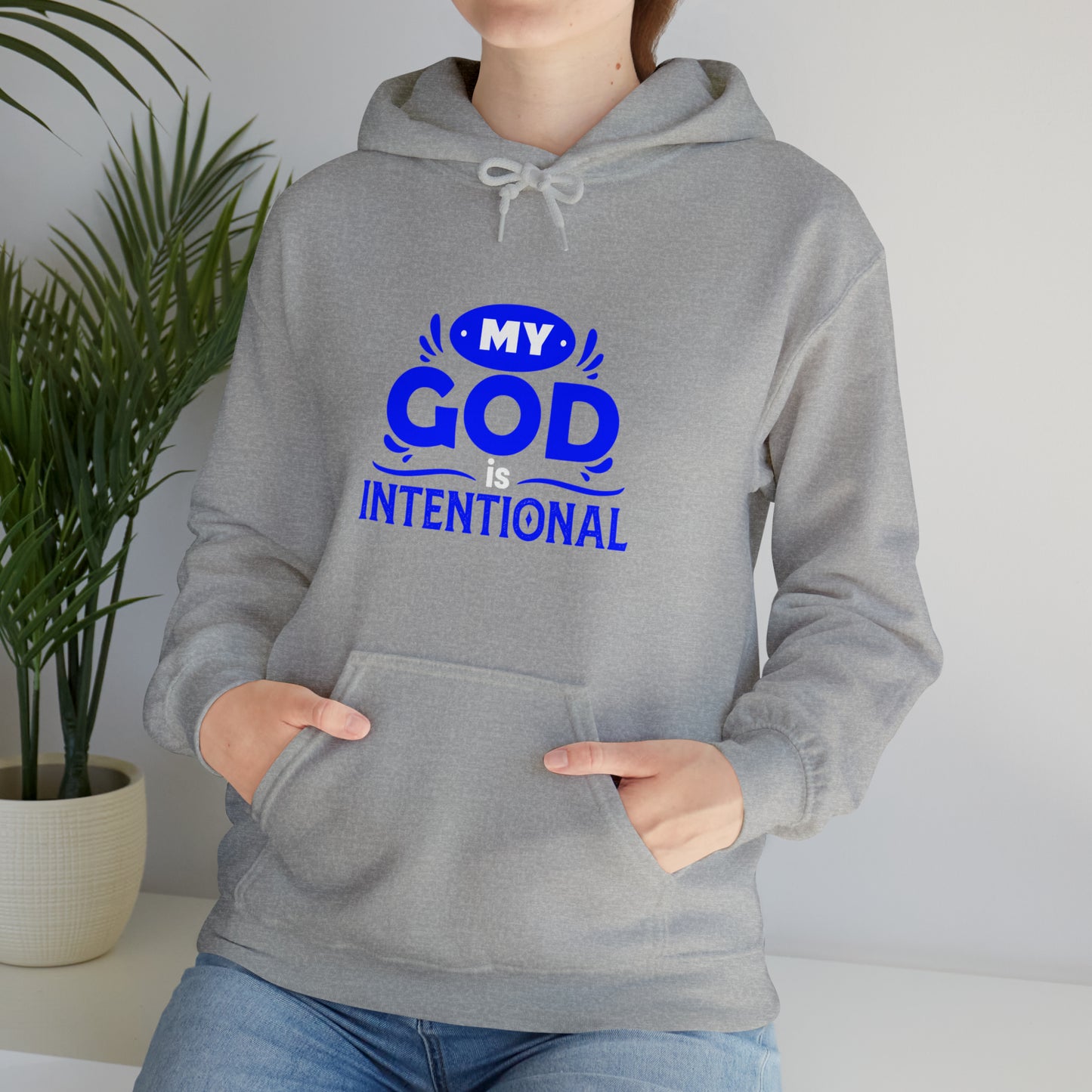 He Is Intentional Unisex Hooded Sweatshirt