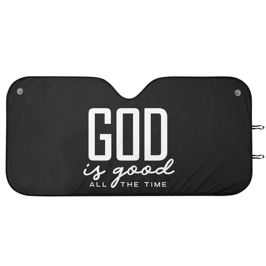 He Is Good Car Sunshade Christian Car Accessories - ClaimedbyGodDesigns