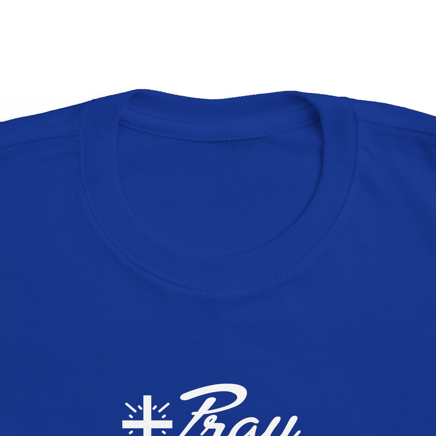 Pray Believe And Trust Toddler's Christian T-shirt Printify