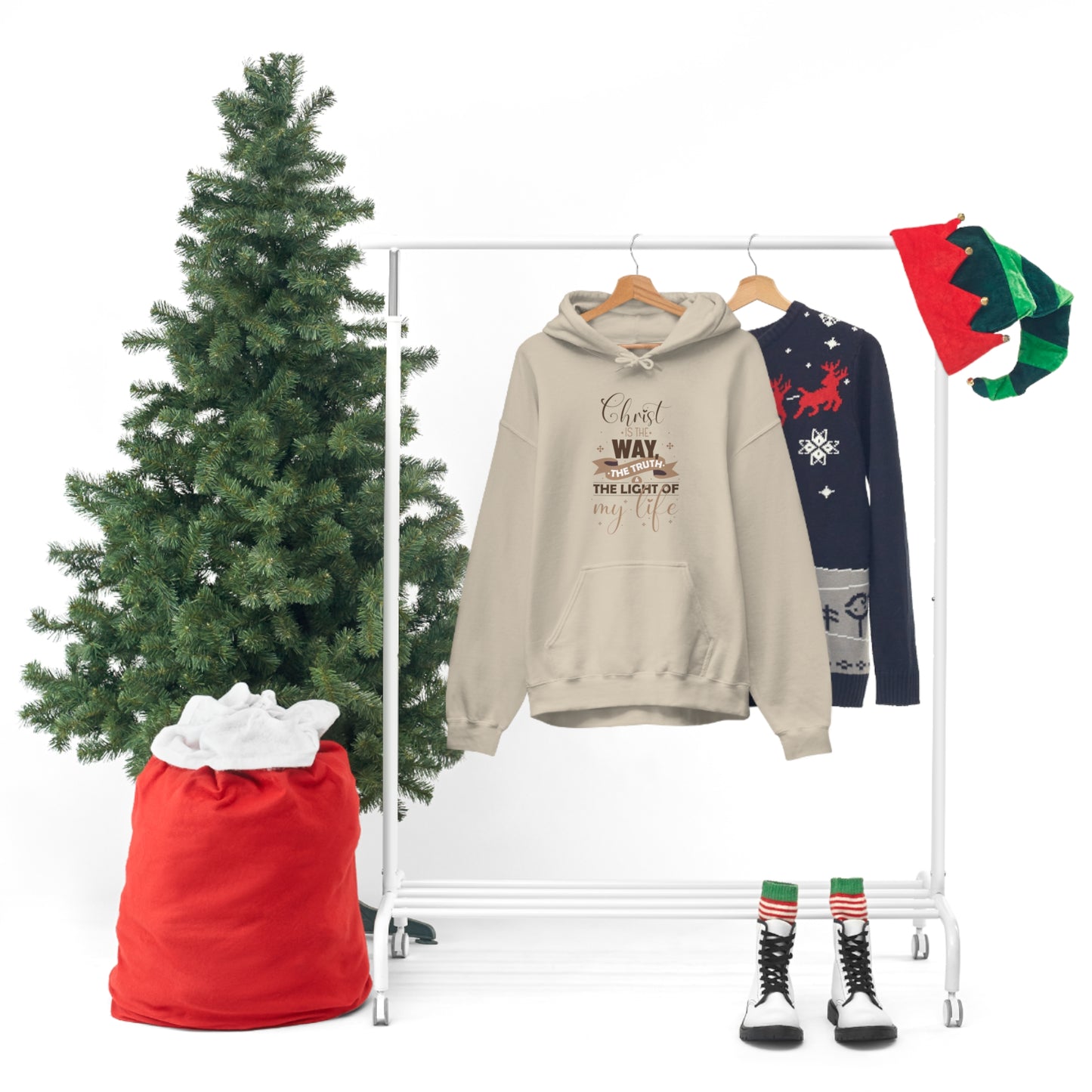 Christ Is The Way, The Truth & The Light Of My Life Unisex Hooded Sweatshirt