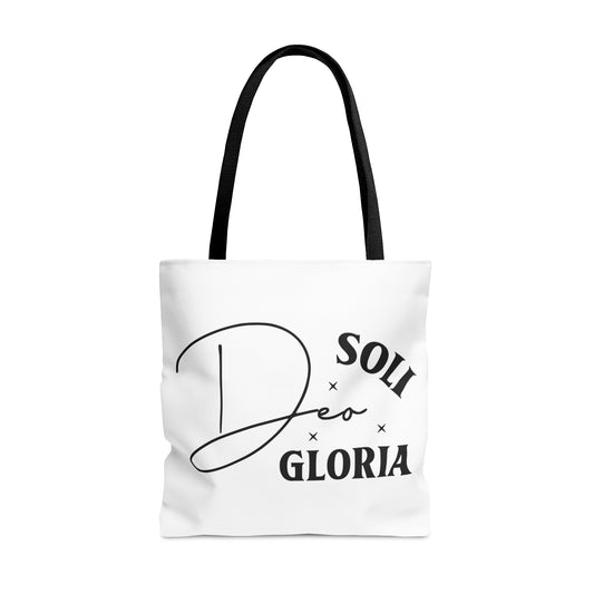 SOLI DEO GLORIA Christian SPANISH Tote Bag Printify