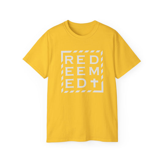 Redeemed Unisex Christian Ultra Cotton Tee Printify