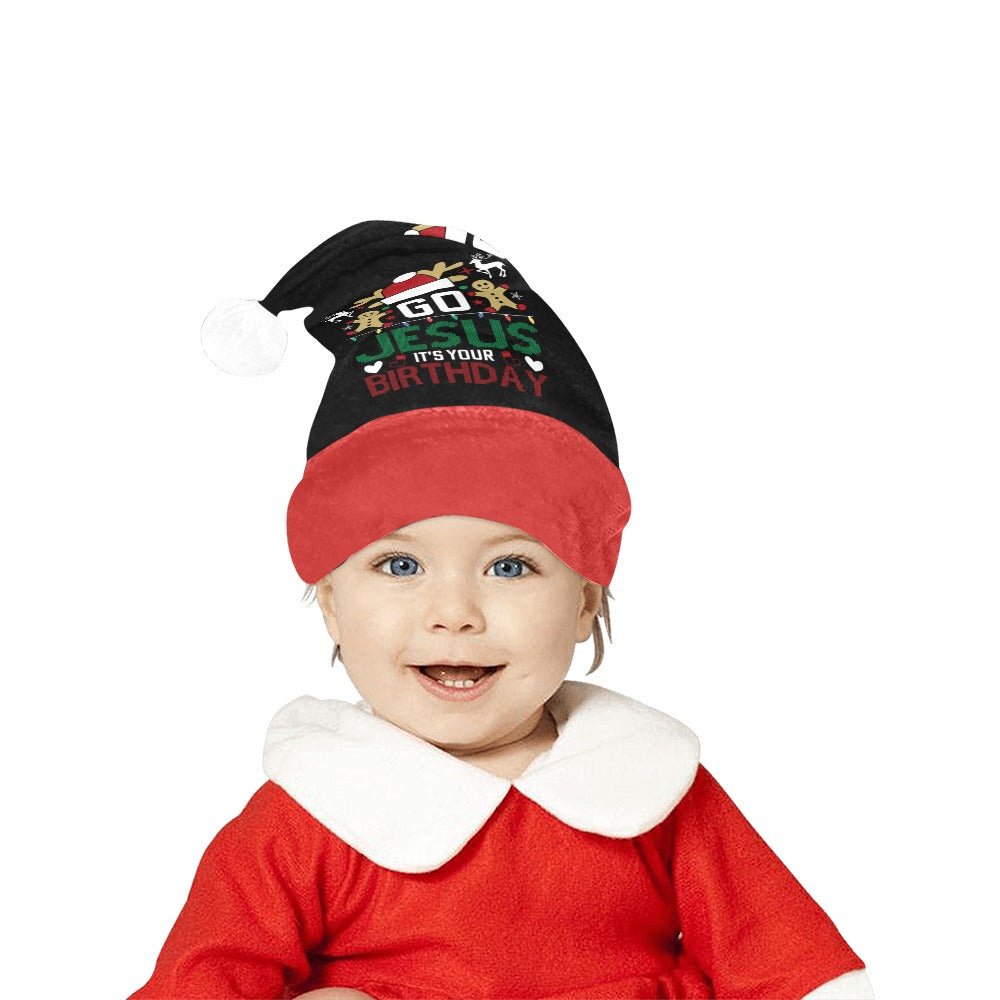 IT'S YOUR BIRTHDAY Christian Christmas Santa Hat - ClaimedbyGodDesigns