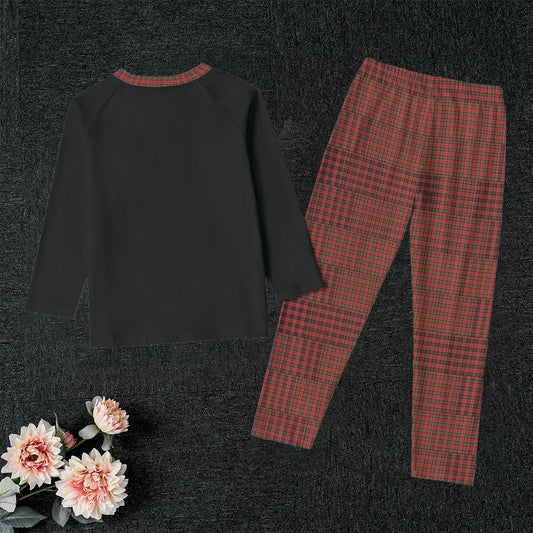 Take The Wheel Christian Kid's Raglan Sleeve Pajamas With Wide Ankles - ClaimedbyGodDesigns