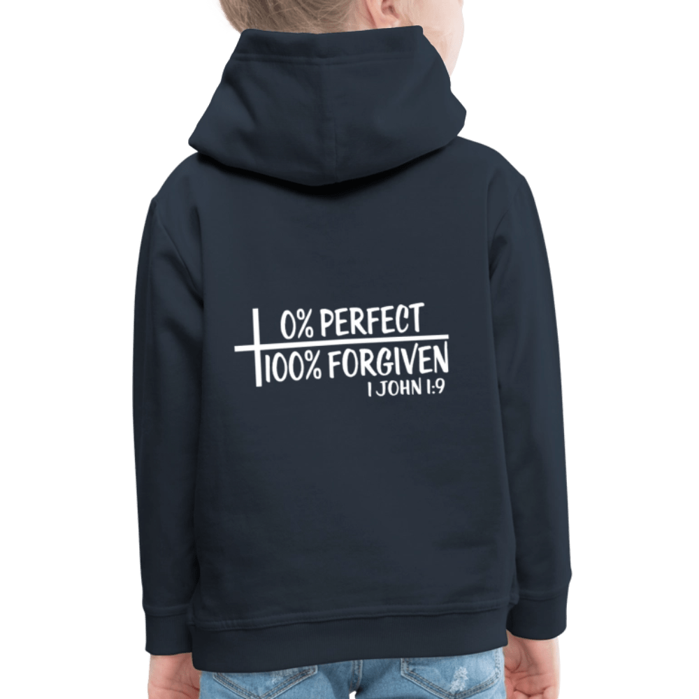Forgiven Youth Christian Premium Hooded Sweatshirt - ClaimedbyGodDesigns