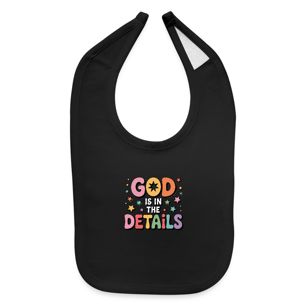 He Is In The Details Christian Baby Bib - ClaimedbyGodDesigns