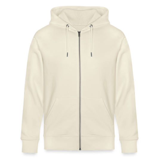 John 3:16 Unisex Christian Organic Zip Hooded sweatshirt - natural raw