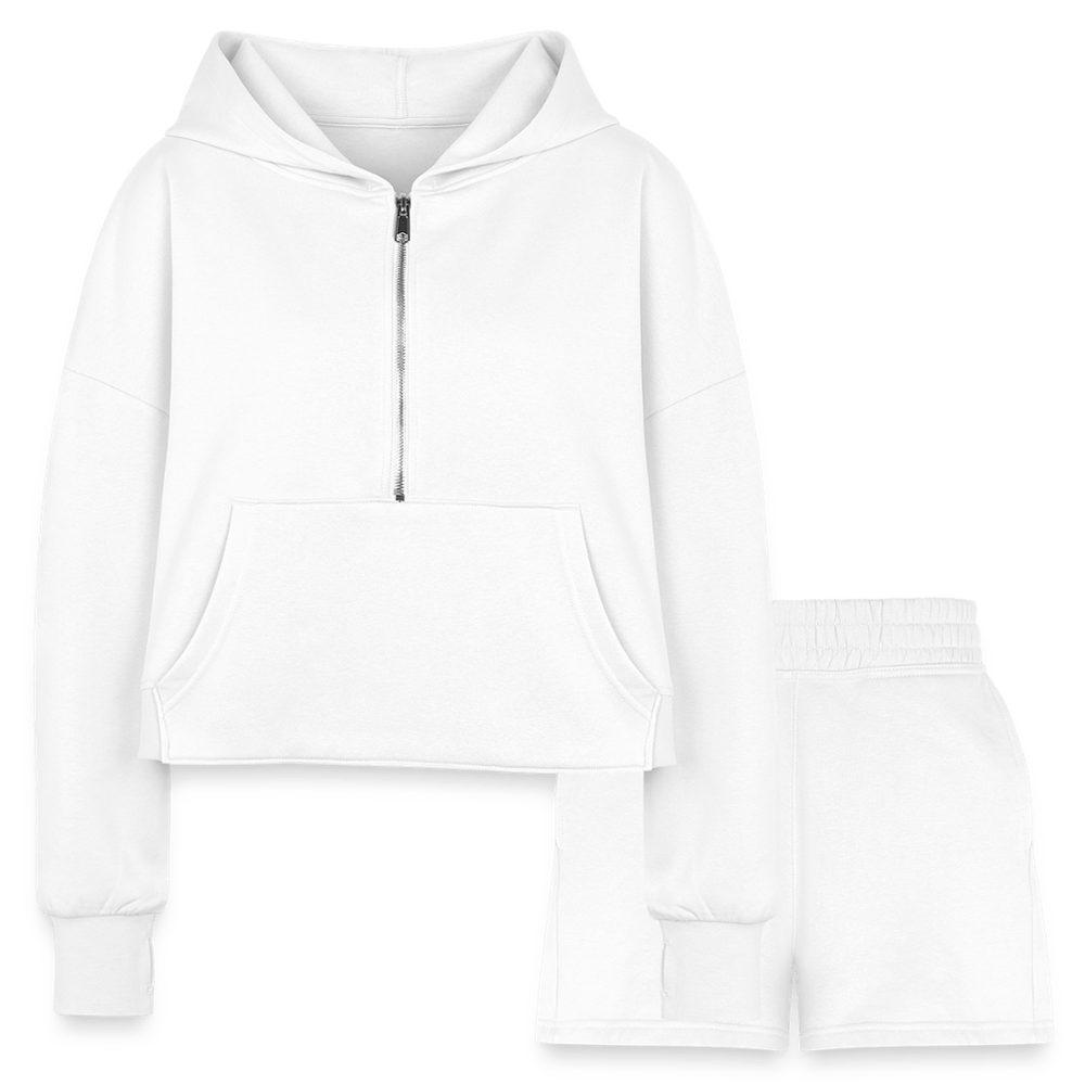 You Are Not In It Funny Christian Women’s Cropped Hoodie & Jogger Short Set Outfit - ClaimedbyGodDesigns