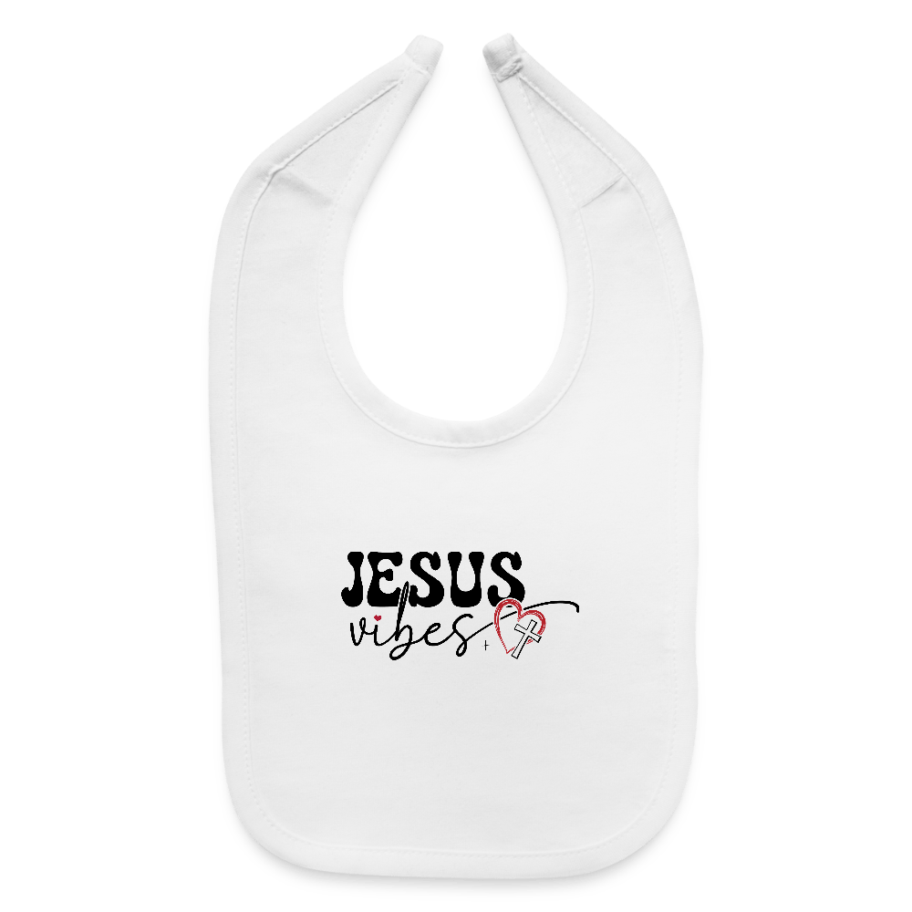 His Vibes Christian Baby Bib - ClaimedbyGodDesigns