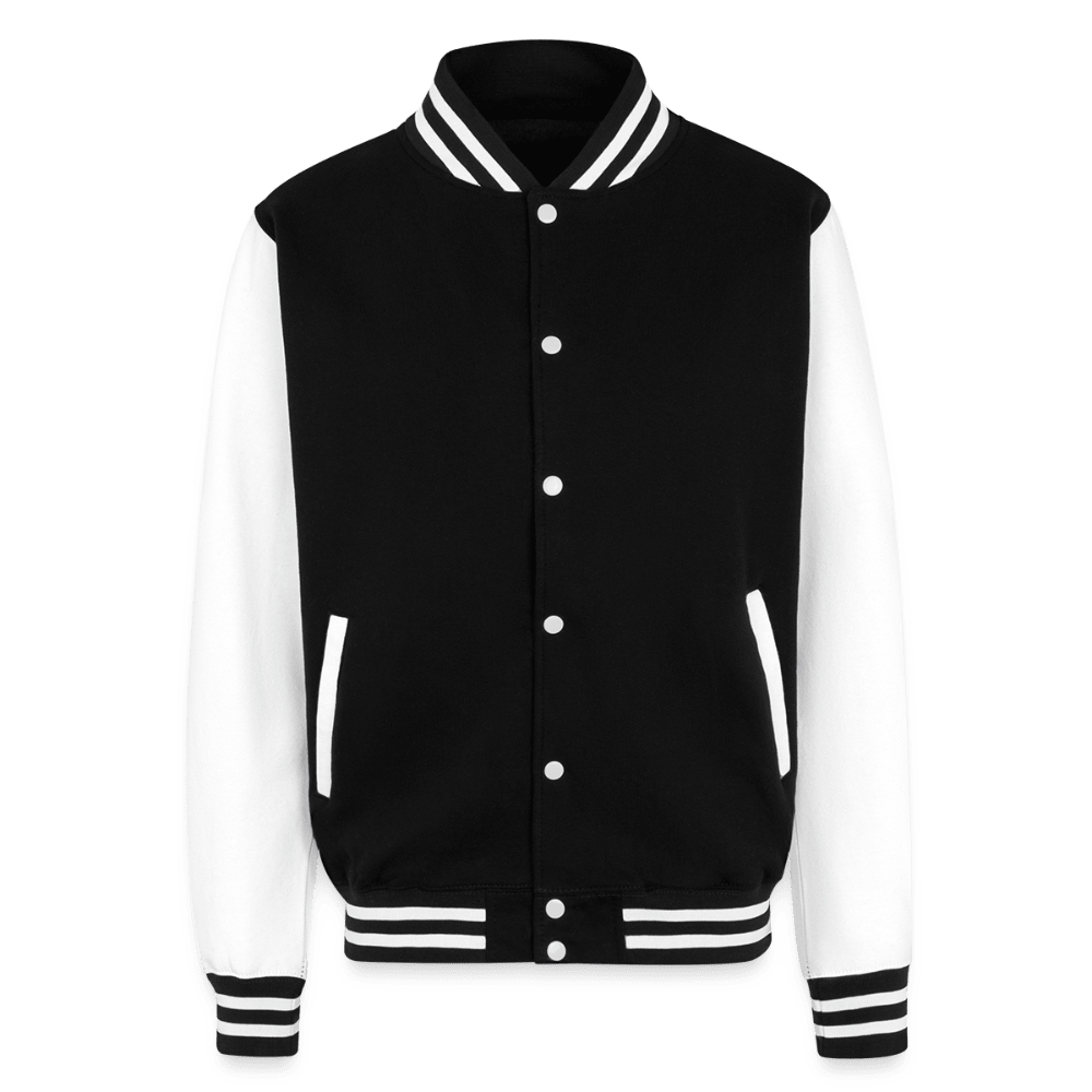 I'm Proof That He Answers Prayers Men's Christian Heavyweight Letterman Jacket - ClaimedbyGodDesigns