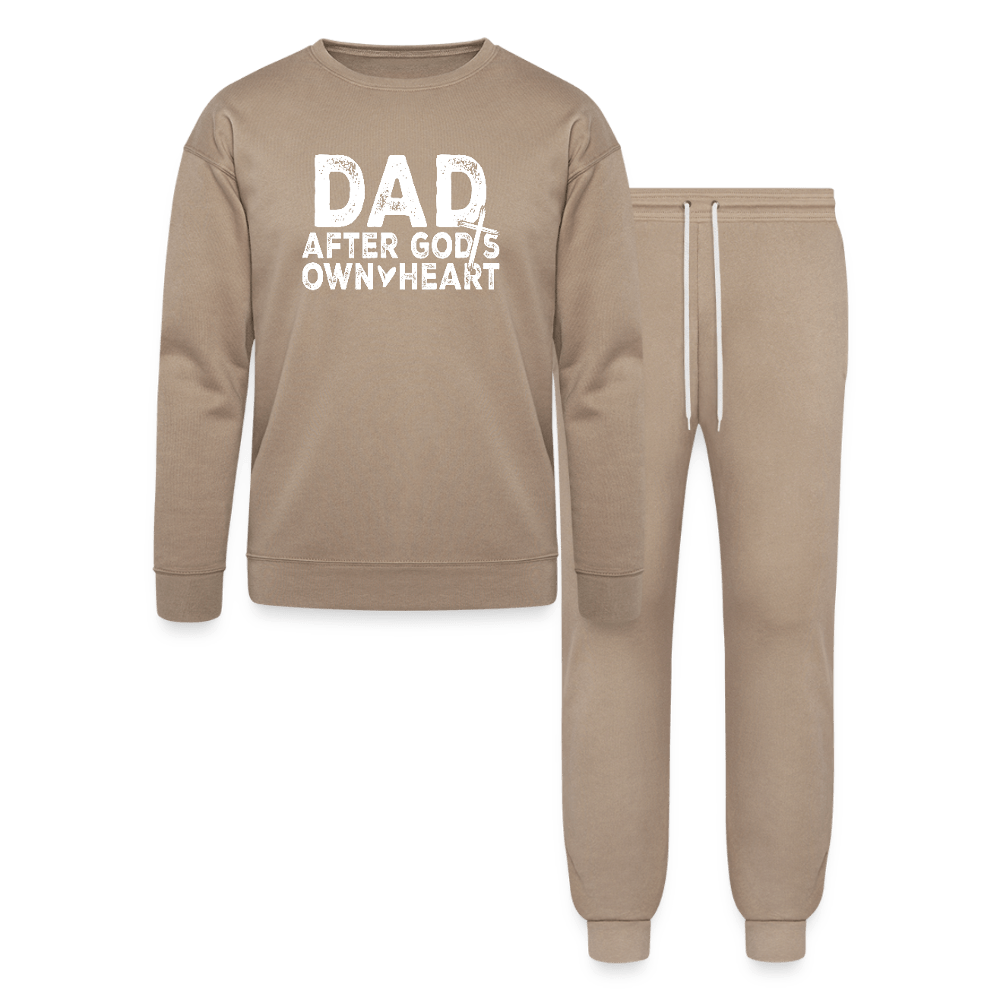 Dad After His Heart Christian Men's Christian Adult Hooded Outfit Set - ClaimedbyGodDesigns