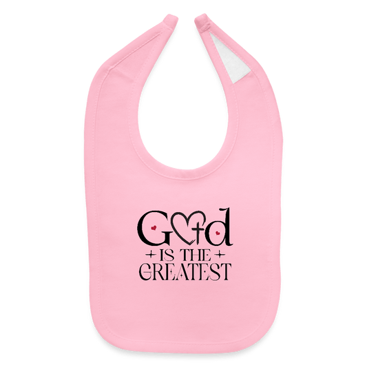He Is The Greatest Christian Baby Bib - ClaimedbyGodDesigns