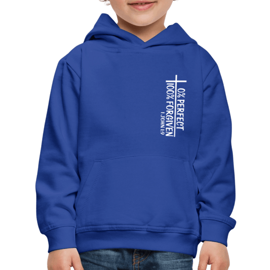 Forgiven Youth Christian Premium Hooded Sweatshirt - ClaimedbyGodDesigns