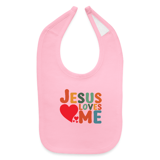He Loves Me Christian Baby Bib - ClaimedbyGodDesigns