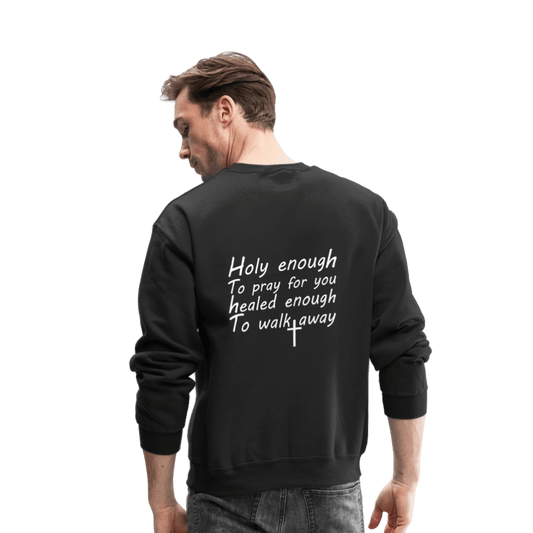 Healed Enough Unisex Christian Crewneck Sweatshirt - ClaimedbyGodDesigns