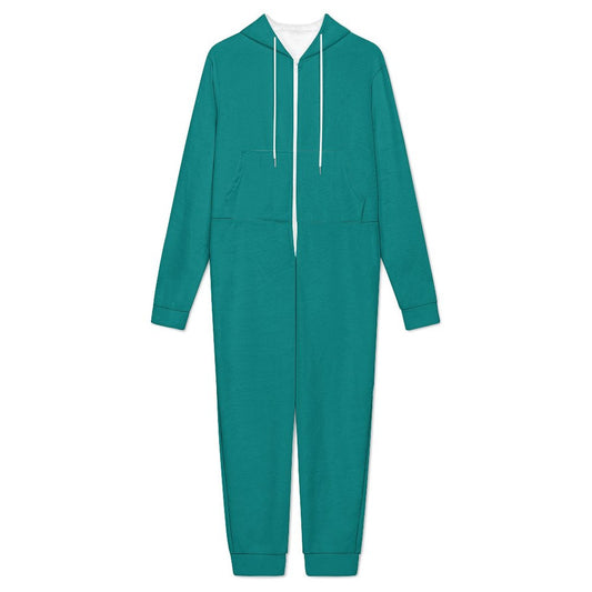 Just Him Women's Christian Flannel Zip up Jumpsuit Pajama Jumpsuit