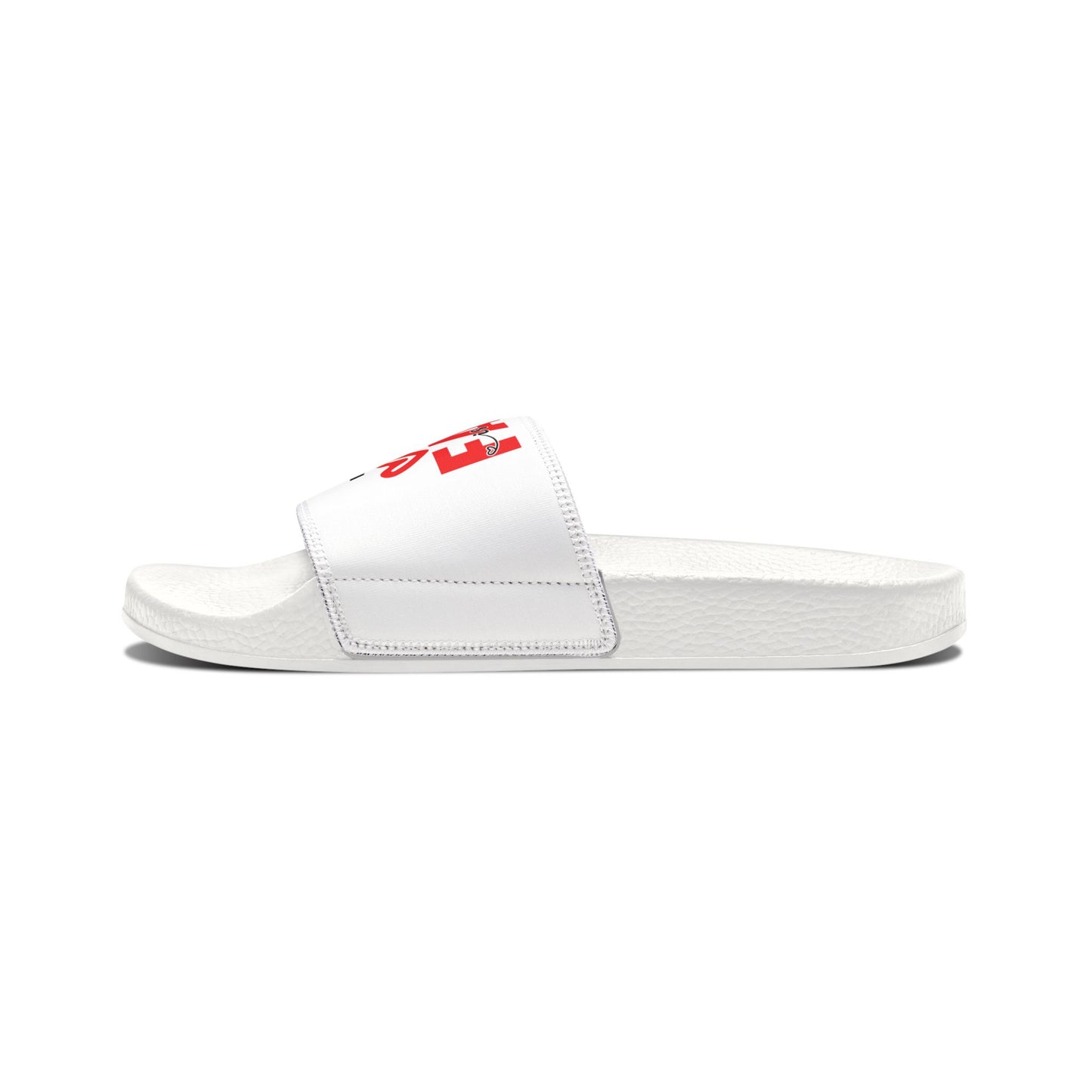 Faith - Inspired Youth Sandals, Comfortable Summer Footwear for Kids, Stylish Poolside Slides, Perfect for Family Outings, Religion Gifts - ClaimedbyGodDesigns