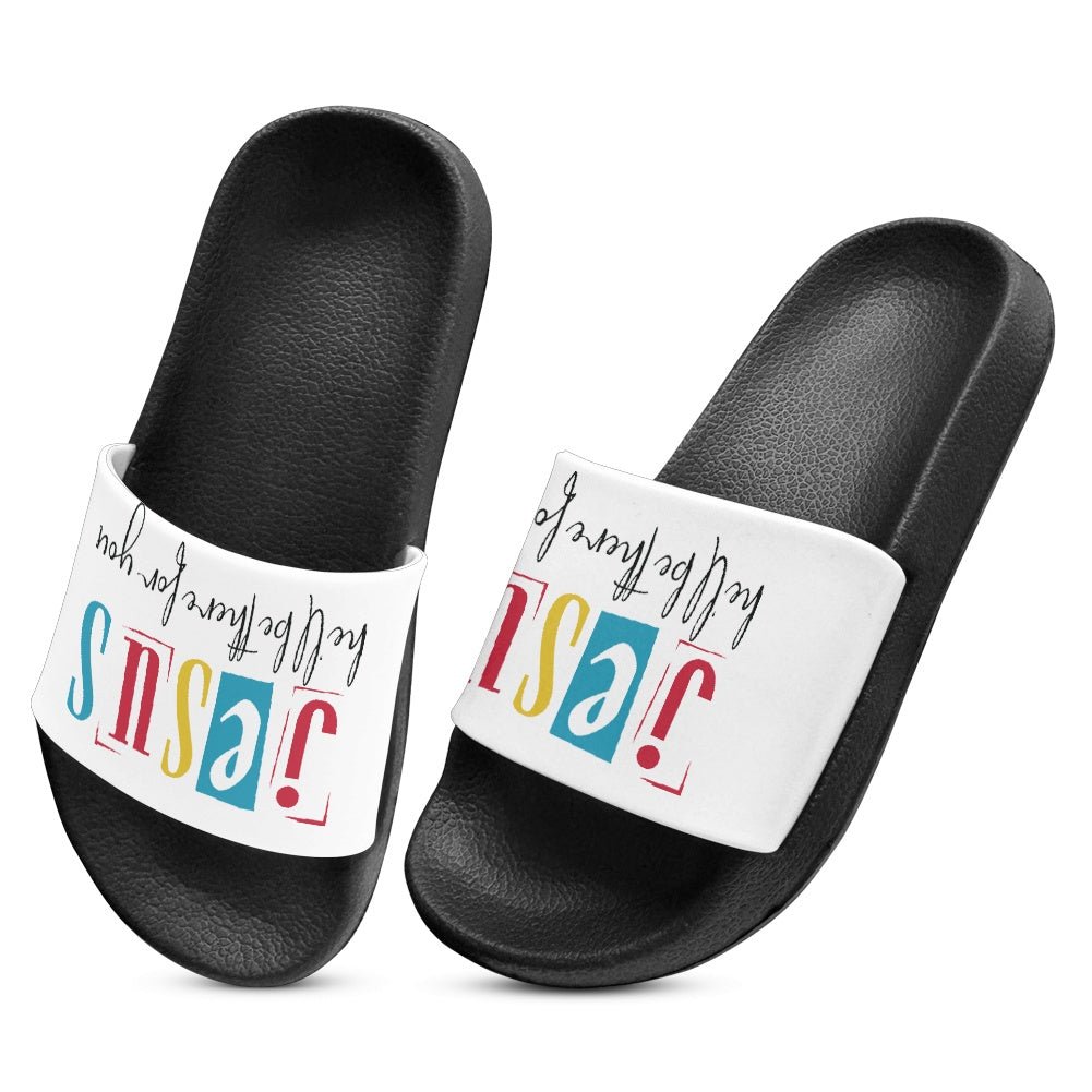 He'll Be There For You Christian Children's Sandals - ClaimedbyGodDesigns
