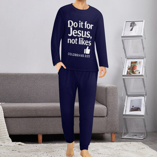 Do It For Him Men's Christian Pajamas - ClaimedbyGodDesigns