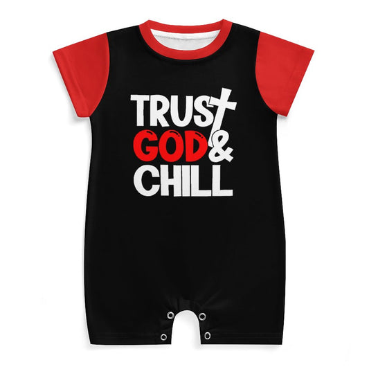 Trust God & Chill Christian Baby Onesie SALE-Personal Design