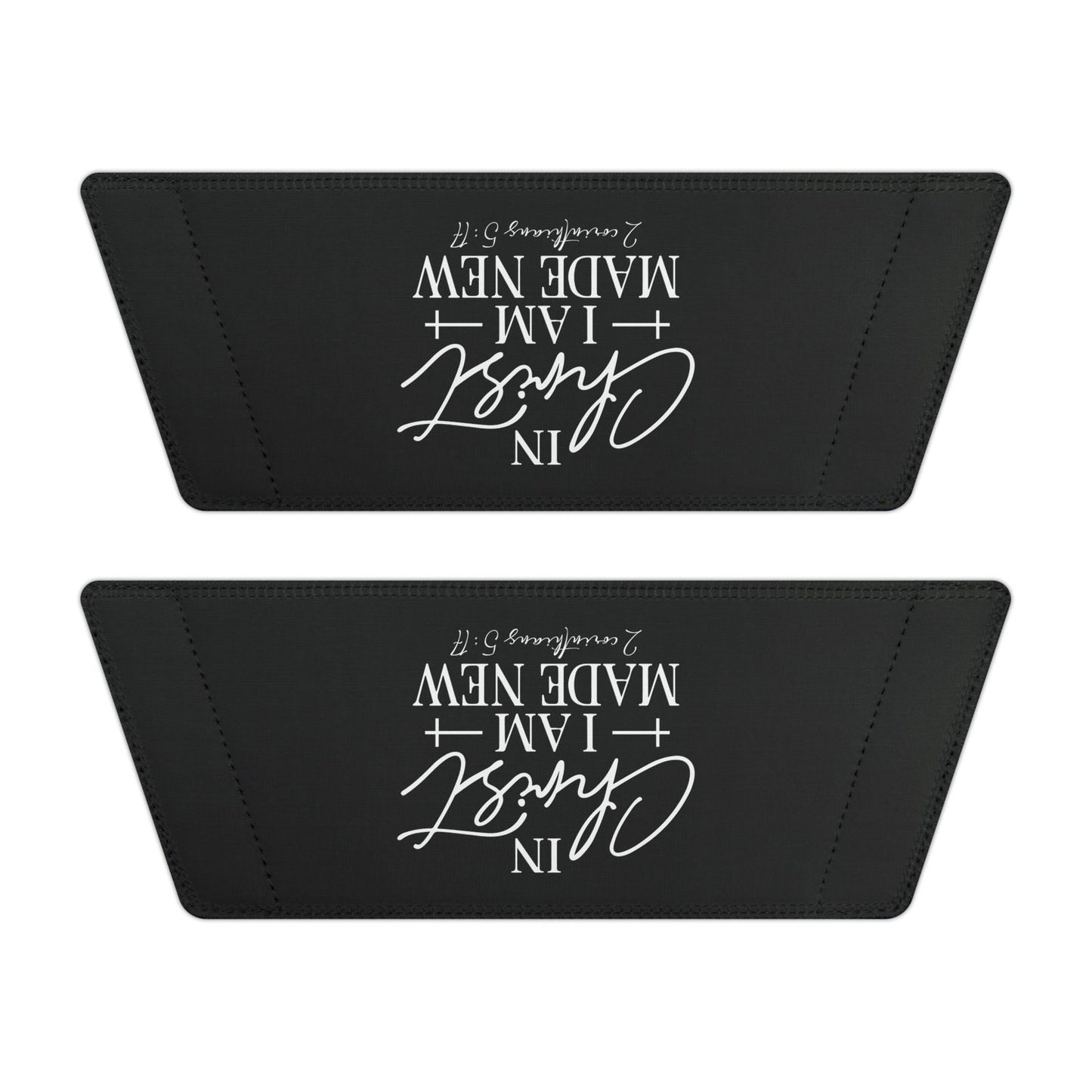 2 Corinthians 5:17 In Christ I Am Made New Youth PU Christian Slide Sandals - ClaimedbyGodDesigns