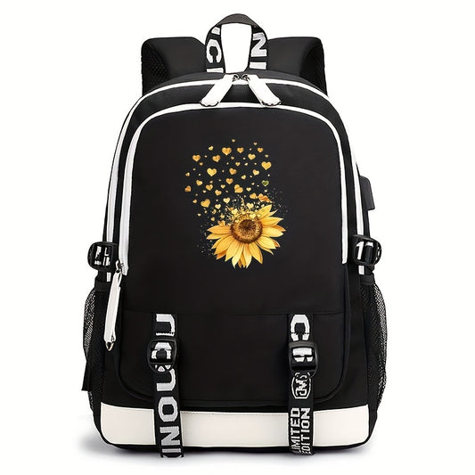 Faith (sunflower)/Sunflower Love Christian Backpack claimedbygoddesigns