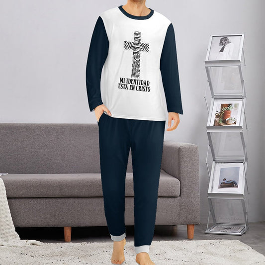 Mi Identidad Spanish Men's Christian Pajama Set
