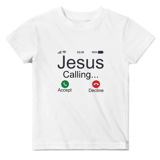 He Is Calling Christian Baby Crewneck T-shirt - ClaimedbyGodDesigns