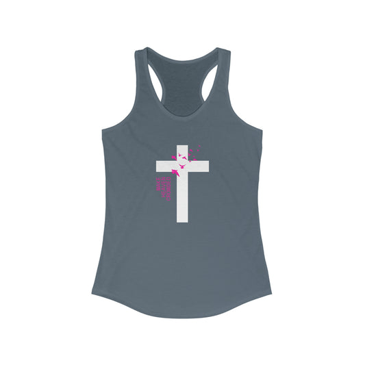 Make Heaven Crowded Slim Fit Tank-top Printify