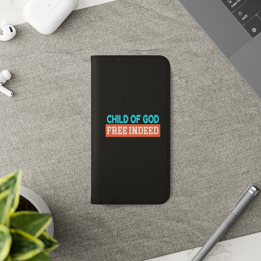 Child Of God Free Indeed Christian Phone Flip Cases Printify