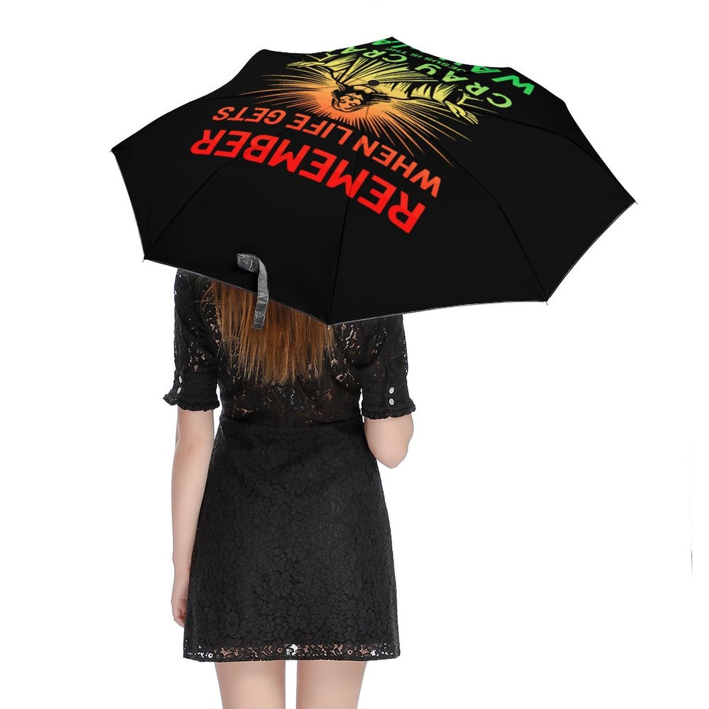 Remember When Life Gets Cray Cray He Is The Way Way Christian Umbrella