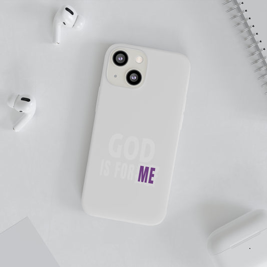 God Is For Me Christian Flexi Phone Case Printify