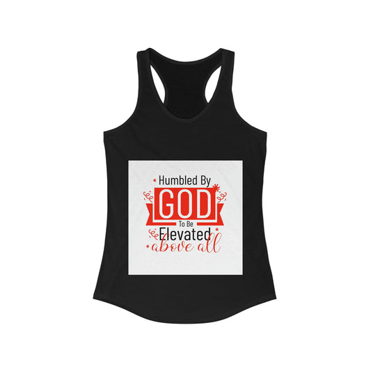 Humbled by To Be Elevated Above All slim fit tank-top - ClaimedbyGodDesigns