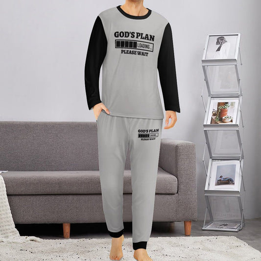 God's Plan Loading Men's Christian Pajamas SALE-Personal Design