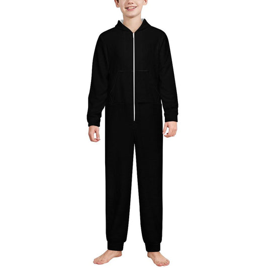 He Has Your Back Toddler & Youth Christian Flannel Footless Zip up Jumpsuit Pajama Jumpsuit