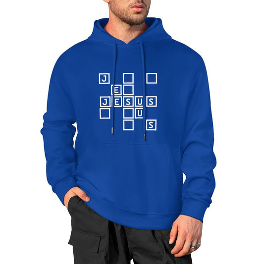 His Men's Christian Pullover Hooded Sweatshirt