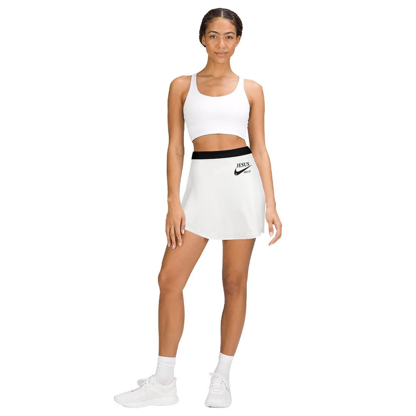 He Did It Women's Christian Anti-peep Skort with Pocket