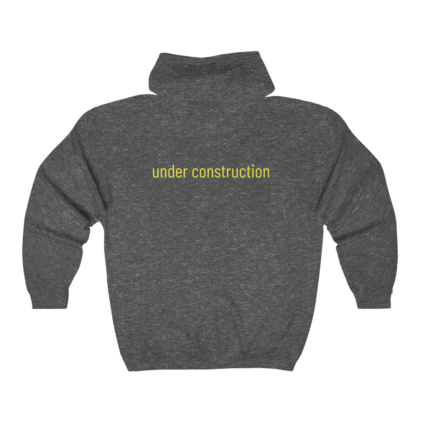 Child Of His Under Construction Unisex Heavy Blend Full Zip Hooded Sweatshirt