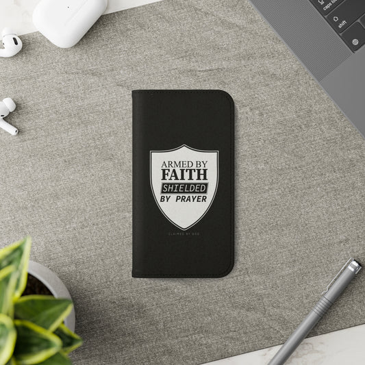 Armed By Faith Shielded By Prayer Phone Flip Cases - ClaimedbyGodDesigns