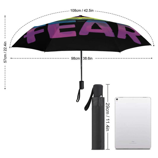 Inhale Courage Exhale Fear Christian Umbrella