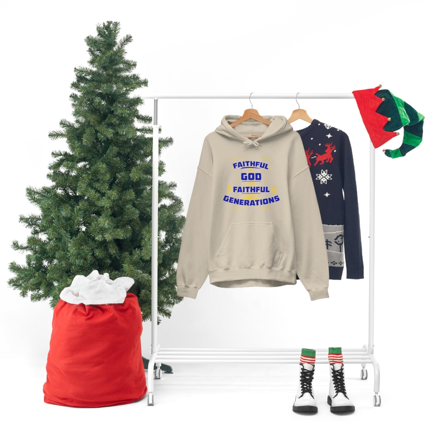 Faithful To He Who Is Faithful Through Generations Unisex Hooded Sweatshirt