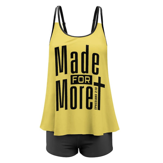 Made For More Plus Size Christian Women's Tankini 2 - Piece Swimsuit - ClaimedbyGodDesigns