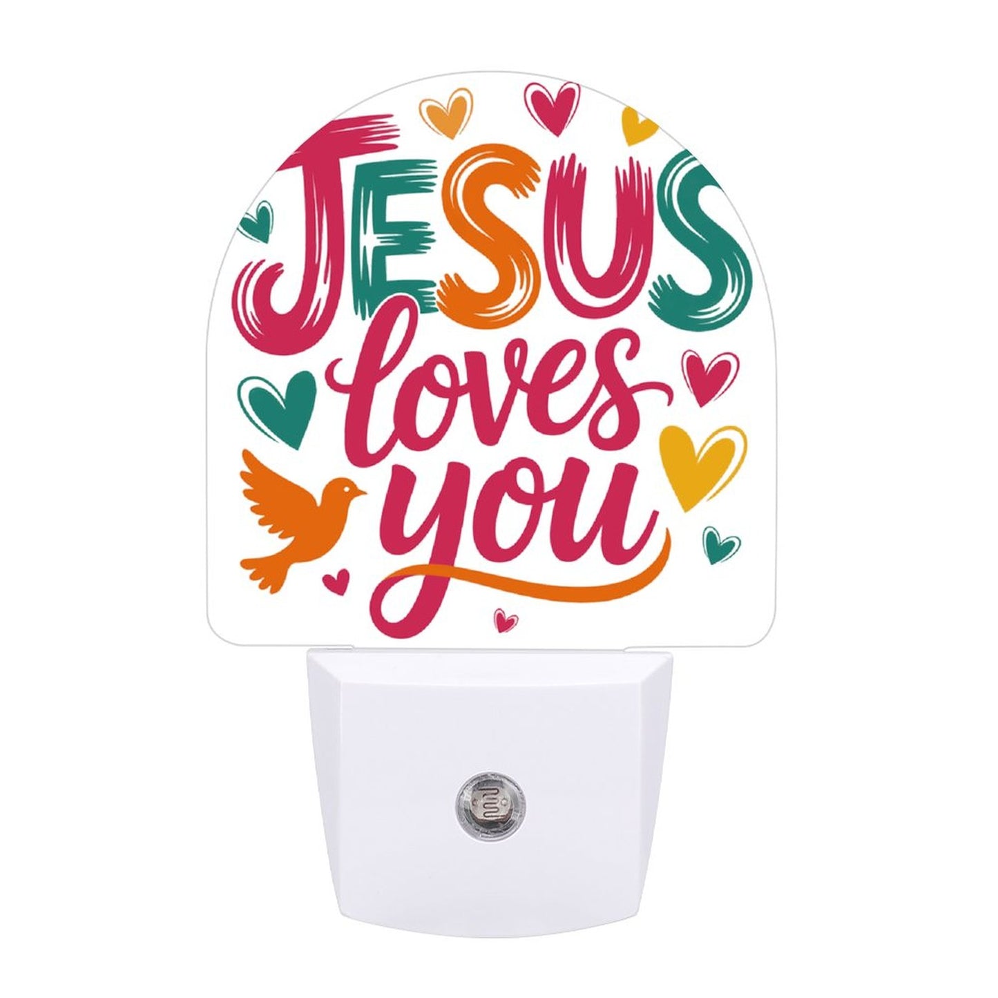 He Loves You Christian Night Light For Kids - ClaimedbyGodDesigns