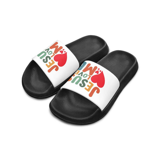He Loves Me Christian Children's Sandals - ClaimedbyGodDesigns