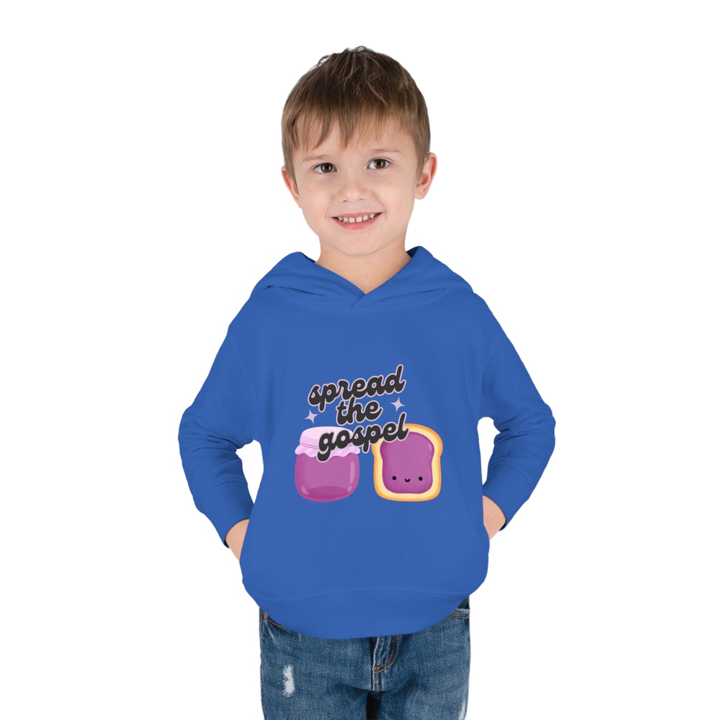 Spread The Gospel Christian Toddler Pullover Fleece Hooded Sweatshirt